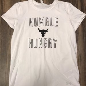 Project Rock Under Armour Womens T-Shirt Medium